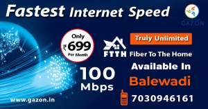 Gazon Fiber Internet Balewadi